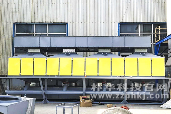 活性炭催化燃烧设备安装在客户厂区